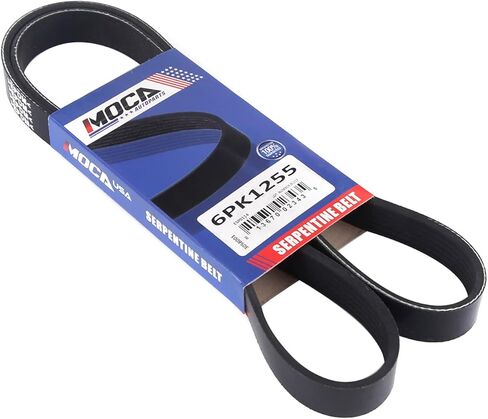 MOCA 6PK1255 EPDM Serpentine Belt fits 1982-2019 for Ford for Hyundai for Toyota forRAV4 1.6L 2.0L 2.5L in Saudi Arabia