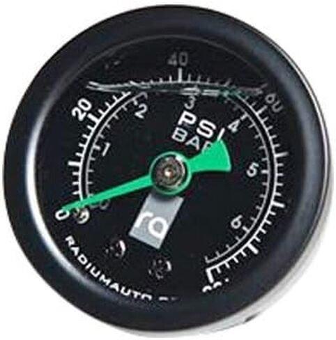 Radium Engineering Fuel Pressure Gauge W/ 6An Inline Adapter By Jm Auto Racing (20-0152) in Kuwait