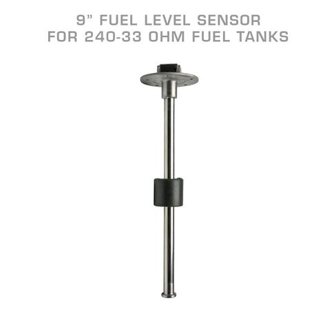 GlowShift 9" Depth Fuel Level Sensor Sender Compatible with Aftermarket Fuel Cells, Cars & Trucks - 240-33 Ohm - for Gas & Diesel Fuel in Saudi Arabia