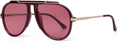 ADE WU Oversized Aviator Sunglasses for Women Men 2026 70s Retro Tangle Free Square Aviators Sunnies in Saudi Arabia