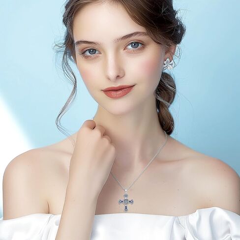 Daylight Cross Vampire Necklace for Men Women, 925 Sterling Silver Daylight Walking Signet Damons Cross Pendant Necklace Vampire Merch Charm Decor Jewelry Gifts for Fans in Saudi Arabia