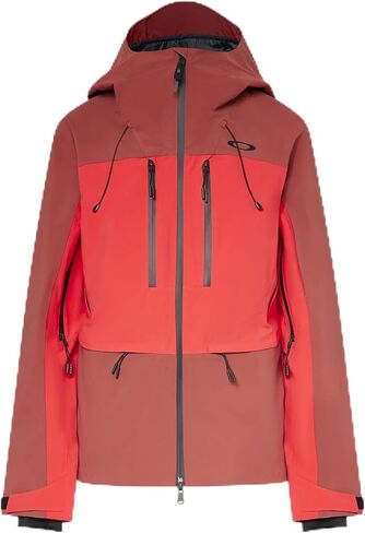 Oakley Womens Kendall Recycled Shell Jacket, Hibiscus Red/Rosewood, Small in Saudi Arabia