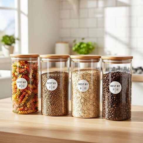 600pieces Expiration Date Stickers Day Dots Food Labels Dot Stickers 1 Inch Waterproof Spice Labels Sticker for Food Containers Storage Freezer Restaurant Foodsaver Service Prep, Best by Label in Saudi Arabia