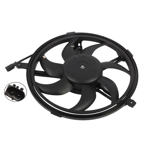 Engine Radiator Cooling Fan Compatible with Cooper Countryman Paceman 2007-2016 L4 1.6L Replace 17422754854 17427541842 621372 622490 Single Fan in Saudi Arabia