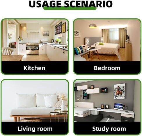 رفوف معدنية عائمة للتعليق على الحائط، حامل رف كتب لعرض الحائط لاصق لوعاء النبات، مكبر الصوت، كاميرا الأمان، الشخصيات في المكتب والمنزل، أسود 12 × 8 بوصة (30 × 20 سم) in Kuwait