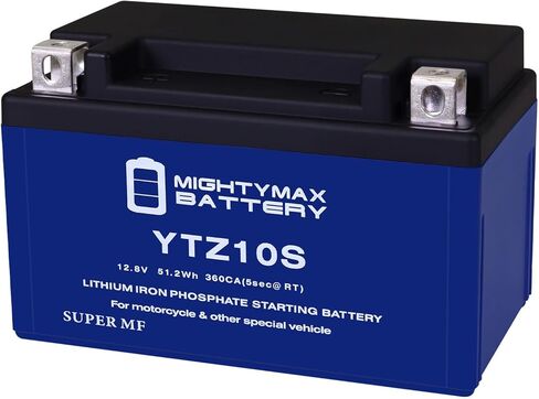 Mighty Max Battery YTZ10S Lithium Replacement Battery compatible with Motobatt YTZ10S in Saudi Arabia