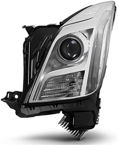AKKON - For 2013-2017 Cadillac XTS [W/O AFS MODEL ONLY] Passenger Side [HID Type] Chrome Projector Headlight Replacement in Saudi Arabia