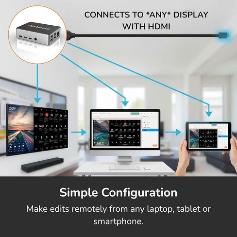 DAKboard CPU v4 - DIY Smart Home Display, Shared Family Calendar & Organizer with to-Dos & Digital Photo Frame in Saudi Arabia