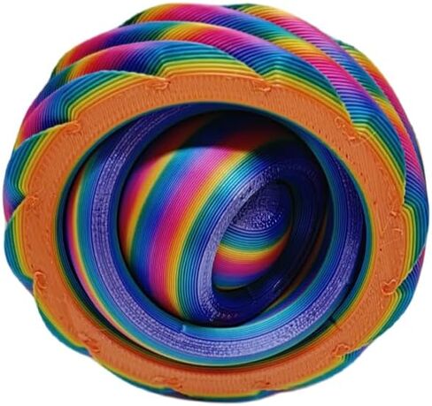 3D Rotating Gyroscope Sculpture - Sculpted Desktop Decor, Personalized Home Office Gifts for Men and Women (Fathers, Husbands, Boyfriends) in Saudi Arabia