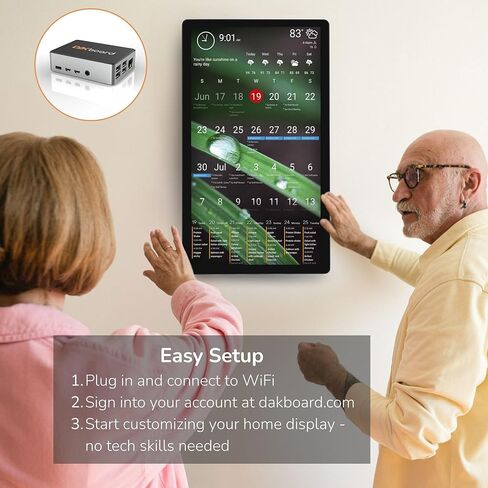DAKboard CPU v4 - DIY Smart Home Display, Shared Family Calendar & Organizer with to-Dos & Digital Photo Frame in Saudi Arabia