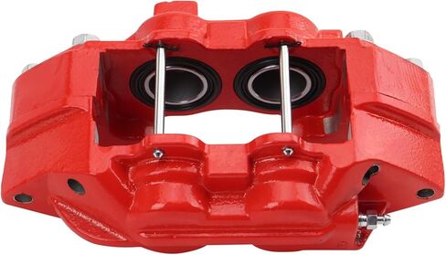 TRQ Performance Front Right Performance Brake Caliper Red Passenger Side Compatible with 2015-2019 Chevrolet Colorado GMC Canyon in Saudi Arabia