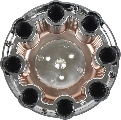MOTOKU 4 قطع من أغطية مركز العجلات من الكروم مع 8 إطارات العروات لسيارة Chevy Silverado Suburban Express Avalanche لسيارة GMC Yukon Sierra 1500 2500 3500 w/ 16 بوصة عجلة ألومنيوم in Saudi Arabia