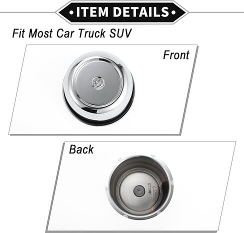 1Pc Car Wheel Hub Center Cap, 85mm 3.35" OD Center Hub Cover Universal for Cars and Trucks Scratch Resistance Stylish Design Plastic Chrome Silver Tone in Saudi Arabia