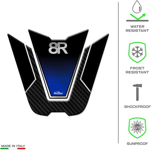 Resin Bike Motorcycle 3D Stickers Compatible with Suzuki GSX 8R 2024-2026 Blue. Bike Tank Protector from Impact and Scratches. Sticker 3D Resin Gadget Moto in Saudi Arabia