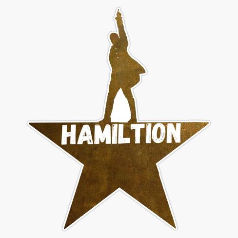 Magnet Hamiltion An American Musical Magnet Vinyl Decal Sticker 5" in Saudi Arabia