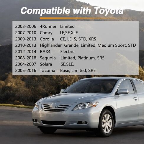 مقبس توصيل لمبة إشارة الانعطاف الأمامي والمصابيح المتوافقة مع 4Runner 2003-2006 Camry 2007-2010 Corolla 2009-2013 Highlander 2010-2013 استبدال #:90075-60060 9007560060 in Kuwait