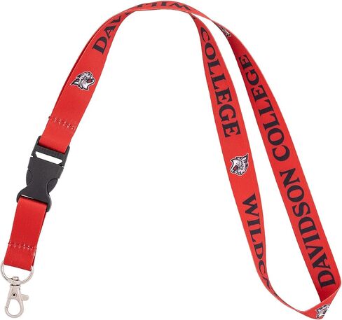 Desert Cactus Davidson College Lanyard Wildcats Car Keys ID Badge Holder Keychain Detachable Breakaway Snap Buckle (Design A) in Saudi Arabia