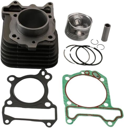 Cylinder Block Kit 10487 831975 125cc 2V 4T MC02 Compatible With Fly125 Liberty125 Typhoon125 X8 Zip125 in Saudi Arabia