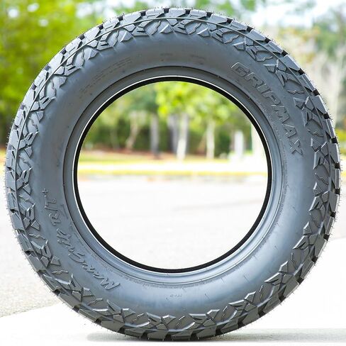 Gripmax MaxGrip R/T+ R/T All-Terrain Mud Off-Road Light Truck Radial Tire-33X12.50R18LT 33X12.50X18 33X12.50-18 122Q Load Range F LRF 12-Ply BSW Black Side Wall in Kuwait