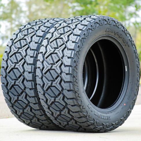 Gripmax MaxGrip R/T+ R/T All-Terrain Mud Off-Road Light Truck Radial Tire-33X12.50R18LT 33X12.50X18 33X12.50-18 122Q Load Range F LRF 12-Ply BSW Black Side Wall in Kuwait