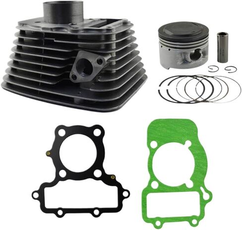 Cylinder Set Piston Rings Base Gasket Kit 49mm Front Rear Assembly Compatible With XV250 Virago in Saudi Arabia