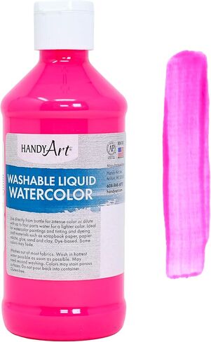 Handy Art Washable Liquid Watercolor 8 ounce, Red in Saudi Arabia
