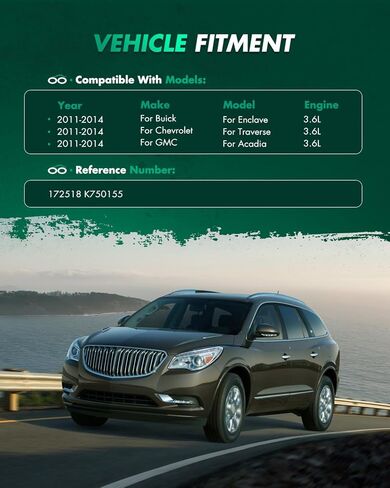 SCITOO - (4 قطع) مجموعة وصلات شريط تثبيت مجموعة زنبركية أمامية تناسب 2008-2016 لـ Buick Enclave 2009-2016 لشفروليه ترافيرس 2007-2016 لجي إم سي أكاديا in Saudi Arabia