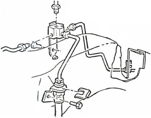 أنبوب مضمن متوافق مع كتلة توزيع الفرامل ذات الأسطوانة الرئيسية ذات الخزان المزدوج GM A-Body 1966، قطعة واحدة in Saudi Arabia