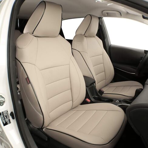 أغطية مقاعد EKR Fusion مناسبة خصيصًا لسيارة Ford Fusion/Energi/Hybrid SE/S/SEL 2013 2014 2015 2016 2017 2018 2019 2020، أغطية مقاعد السيارة لسيارات الدفع الرباعي مجموعة كاملة من الجلد (أسود) in Saudi Arabia