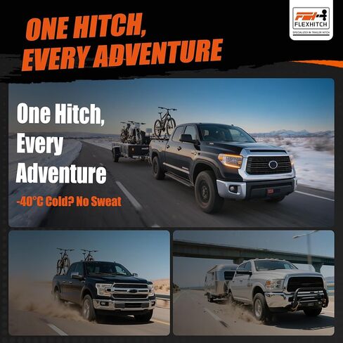 Class Ⅲ Adjustable Trailer Hitch Ball Mount with 2" & 2-5/16" Balls, 4.5" Drop/Rise Ball,Trailer Hitch Receiver Extender, for Cycling and Camping Use, Fits 2" Hitch Receiver in Kuwait