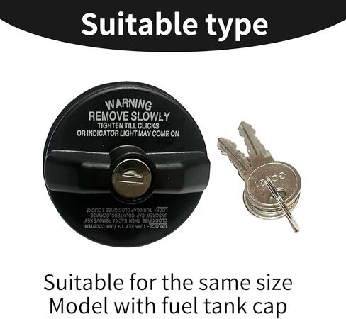 1 Pcs Black Locking Gas Cap, Fuel Tank Locks Replace, Compatible With Tacoma、 Tundra、 Camaro, 4runner, Fj Cruiser, Replace 10504,77300-47020 in Kuwait
