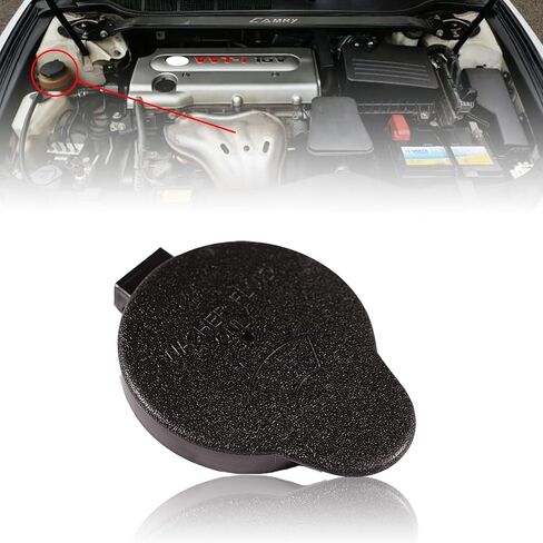 غطاء خزان سائل غسالة الزجاج الأمامي من Runmade لسيارة Toyota Camry 1994-2006، Tacoma 1995-2004، Avalon 1995-2012,85316-06021 in Kuwait