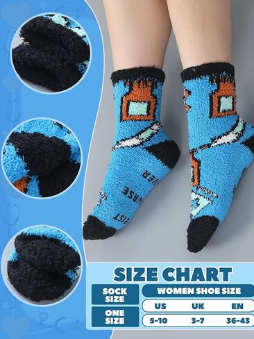 12 Pairs Nurses' Week Appreciation Gifts Fuzzy Nurse Socks Bulk Funny Nurse Gifts Nursing Graduation Party Favors in Kuwait