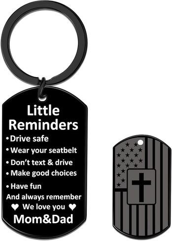 Drive Safe Keychain New Driver Gifts For Son Teen Boys Unique 16 18 21 Birthday Gifts For Him Christmas Graduation Little Reminders Stuff in Kuwait