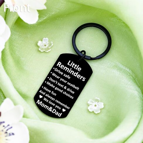 Drive Safe Keychain New Driver Gifts For Son Teen Boys Unique 16 18 21 Birthday Gifts For Him Christmas Graduation Little Reminders Stuff in Kuwait