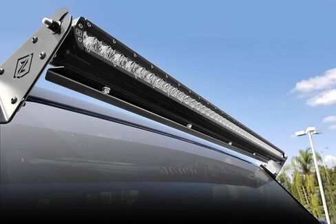 ZROADZ Noise Cancelling Wind Diffuser, Black, Aluminum for 50 Inch Straight Single Row LED Light Bar in Kuwait