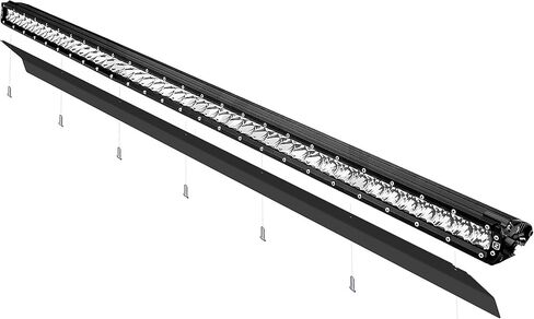 ZROADZ Noise Cancelling Wind Diffuser, Black, Aluminum for 50 Inch Straight Single Row LED Light Bar in Kuwait