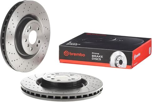 Brembo 09.A958.21 UV Coated Pillar Vented drilled Front Brake Rotor MERCEDES-BENZ OE# A1664211012 in Saudi Arabia