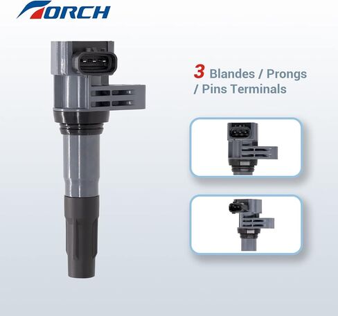 مجموعة TORCH مكونة من 4 ملفات إشعال متوافقة مع BYD F3/Qin/G3/L3/T3-2005 2019 2011 2017 لاستبدال FK044412305 473QE3705100 in Saudi Arabia