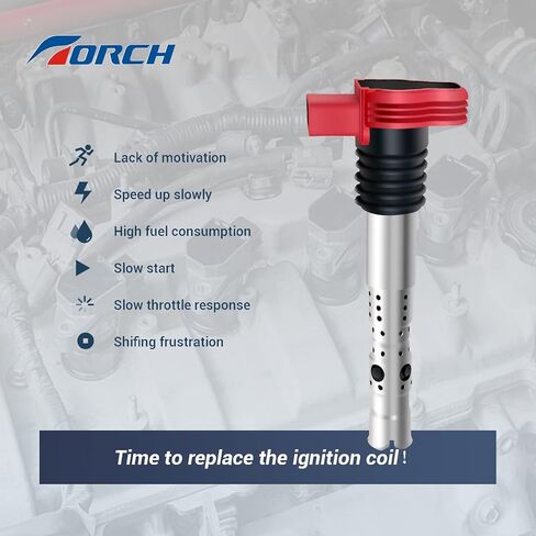 مجموعة TORCH مكونة من 4 ملفات إشعال متوافقة مع BYD F3/Qin/G3/L3/T3-2005 2019 2011 2017 لاستبدال FK044412305 473QE3705100 in Saudi Arabia