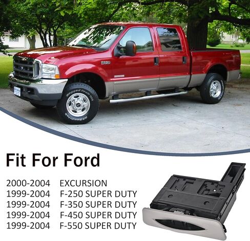 Dash Cup Holder Compatible with 1999-2004 Ford F250 F350 F450 F550 Super Duty Excursion Replaces# YC3Z-2513560-CAD YC3Z2513560CAD Graphite Gray in Kuwait