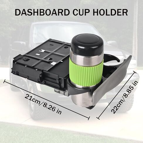 Dash Cup Holder Compatible with 1999-2004 Ford F250 F350 F450 F550 Super Duty Excursion Replaces# YC3Z-2513560-CAD YC3Z2513560CAD Graphite Gray in Kuwait