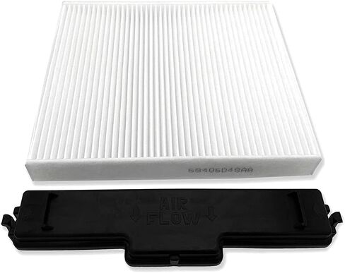 Cngoat41 Automative Interior Conditioning Filter with Door Filter Cover for Dodge Ram 1500 2500 3500 4500 5500 2011-2020, Avenger 2010-2014, Caliber 2009-2012, Journey 2008-2018 in Saudi Arabia