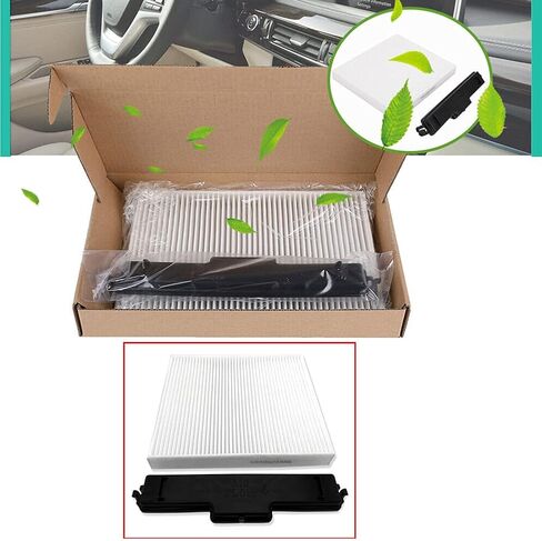 Cngoat41 Automative Interior Conditioning Filter with Door Filter Cover for Dodge Ram 1500 2500 3500 4500 5500 2011-2020, Avenger 2010-2014, Caliber 2009-2012, Journey 2008-2018 in Saudi Arabia