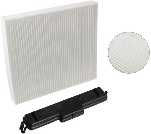 Cngoat41 Automative Interior Conditioning Filter with Door Filter Cover for Dodge Ram 1500 2500 3500 4500 5500 2011-2020, Avenger 2010-2014, Caliber 2009-2012, Journey 2008-2018 in Saudi Arabia