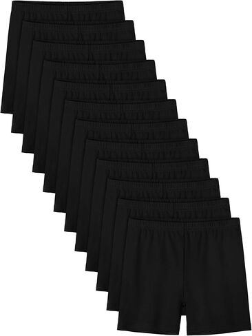 12 قطعة من شورتات الرقص للفتيات الصغار تحت فستان Cartwheel للأطفال متعدد الألوان، ملابس الفتيات in Kuwait