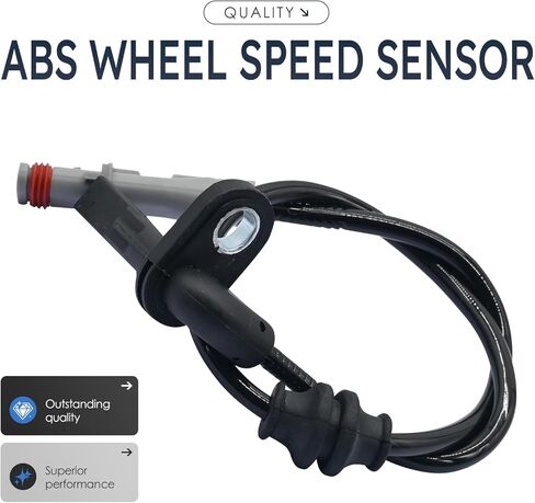 2Pcs Front Left and Right Abs Wheel Speed Sensor for Allure Cascada Elr Lacrosse Regal Xts 12841760 W/Adaptive Damping System W/Sport Suspension W/O Collision Warning System in Saudi Arabia