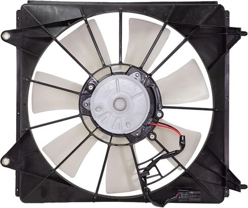 Garage-Pro Radiator Cooling Fan Assembly Set Compatible with 2013-2017 Honda Accord, includes Blade Motor and Shroud Coupe Sedan Single Fan Driver and Passenger in Saudi Arabia