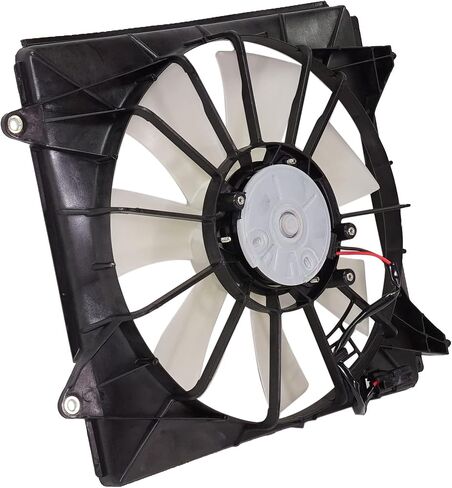 Garage-Pro Radiator Cooling Fan Assembly Set Compatible with 2013-2017 Honda Accord, includes Blade Motor and Shroud Coupe Sedan Single Fan Driver and Passenger in Saudi Arabia