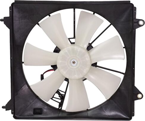 Garage-Pro Radiator Cooling Fan Assembly Set Compatible with 2013-2017 Honda Accord, includes Blade Motor and Shroud Coupe Sedan Single Fan Driver and Passenger in Saudi Arabia